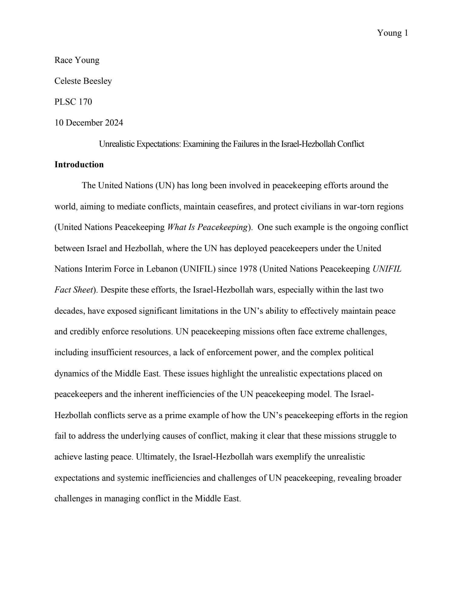 Preview of Failures with the Israel-Hezbollah Conflict